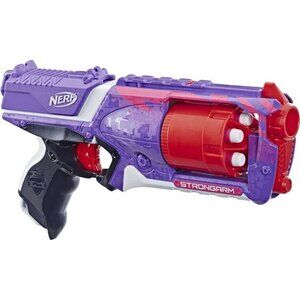 NERF Elite Strongarm, Rotating Barrel, Slam Fire, 6 Darts